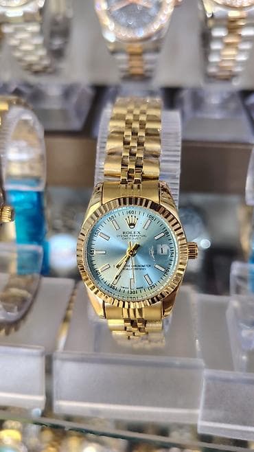 electron saat: Yeni, Qol saatı, Rolex, rəng - Gümüşü — 9