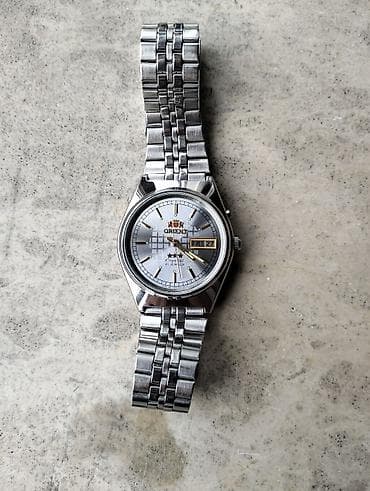 Smart qolbaqlar: İşlənmiş, Qol saatı, Orient, rəng - Gümüşü — 1