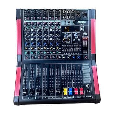 Səhnə və studiya üçün peşəkar audio mikser pultu - Kanallar — 6