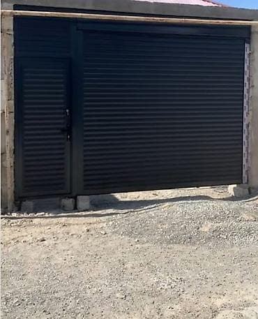 list demir satiram: Yeni Dəmir Qaraj darvazası, Jalüz, Mexaniki, 4 m, rəng - Qara, Qapı ilə, Kredit yoxdur — 1