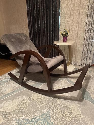 mudir kreslosu: Kreslo-kaçalka, Vеlur parça — 5