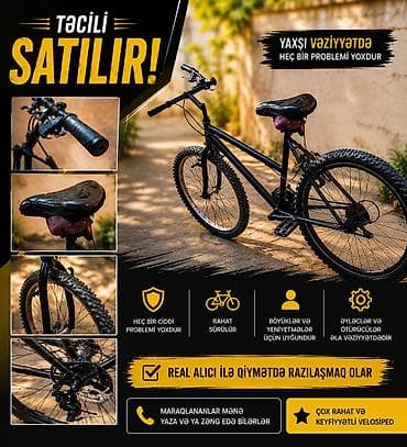 Velosipedlər: Təzə krasqalanıb tormuzu təzədi. Almanyadan alınıb 370dollara — 2