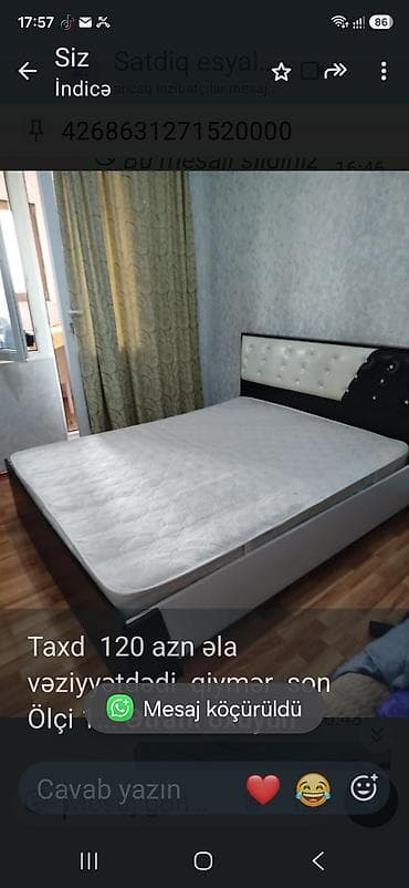 İşlənmiş, İkinəfərlik çarpayı lalafo.az -da İşlənmiş, İkinəfərlik çarpayı