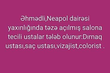 stomatoloq asistenti teleb olunur: Yeni açılmış salona tecili ustalar lazımdır — 1