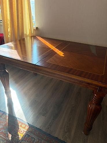 stol ayaqları: Klassik masa, Açılan, Taxta, Dördbucaq masa — 2