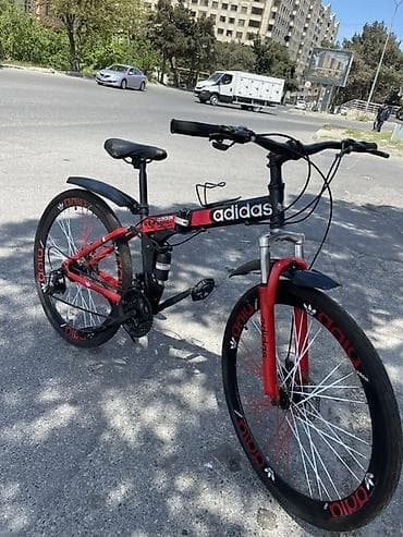 bravoda velosiped: İşlənmiş Şəhər velosipedi Adidas, 26", sürətlərin sayı: 21, Pulsuz çatdırılma — 2