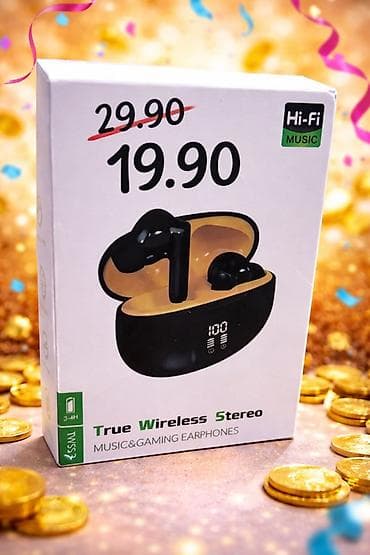 True Wireless Stereo qulaqcıqlar – Music & Gaming Earphones - Tam