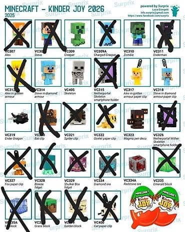 Kinder joy minecraft. X olmayanlari axtariram kagiziyla birlikte
