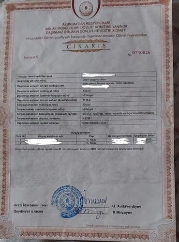 продажа недвижимости в азербайджане: Heydər Əliyev pr. 23 saylı polis bölməsindən sağa döndükdə Ulduz — 6
