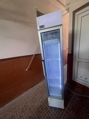 Vitrin-tip soyuducu şkaf - Şüşə qapılı, dar və hündür konstruksiya – — 2