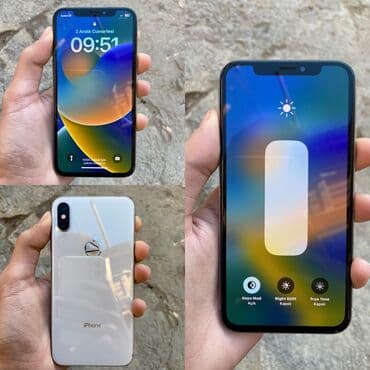 iphone xs qiymeti: IPhone X, 64 GB, Ağ — 1