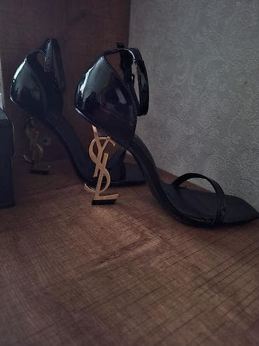 sendel: YSL, Ölçü: 36, rəng - Qara, Yeni — 3