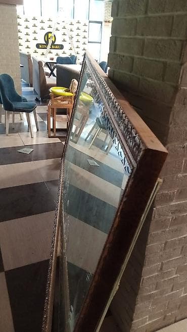 dekor vitrin: Güzgü Divar üçün, Düzbucaqlı, Dekorativ, Naxışlı — 2