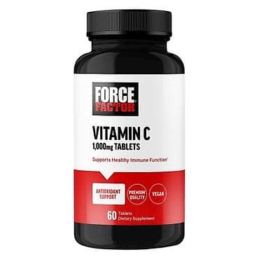 Məhsul: Force Factor Vitamin C – 1,000 mg tabletlər - Doza: hər