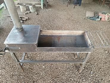 Metaldan hazırlanmış universal açıq hava bişirmə stendi - Material