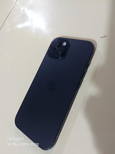 2 el ipad: IPhone 15, 128 GB, Jet Black, Barmaq izi, Face ID — 3
