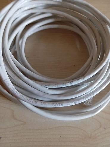 redmi note 9 pro max: Lan kabeli Cat 6 10 metr, routerdən komputerə internet üçün — 1