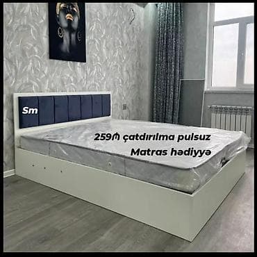 Yeni, İkinəfərlik çarpayı, Bazasız, Matras ilə, Siyirməsiz lalafo.az -da Yeni, İkinəfərlik çarpayı, Bazasız, Matras ilə, Siyirməsiz