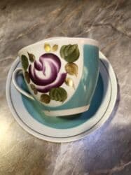 cay dəstləri: Çay dəsti, rəng - Ağ, Farfor, SSRİ — 1