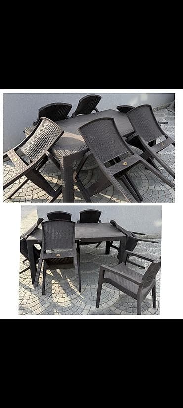 Masa desti 6 stul teze alinib az istifade edilib.Qiymeti 300 azn.Ünvan