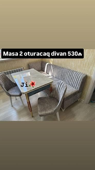 metbex divani satilir: Yeni, Künc divan, Mətbəx üçün, Açılmayan — 1