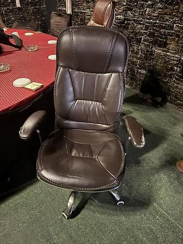 yolka satilir: Təkərli, Qolları tənzimlənmir, Süni dəri — 1