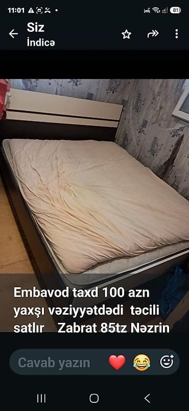 Embavod taxd 100 azn yaxşı vəziyyətdədi təcili satlır Zabrat 85tz lalafo.az -da Embavod taxd 100 azn yaxşı vəziyyətdədi təcili satlır Zabrat 85tz