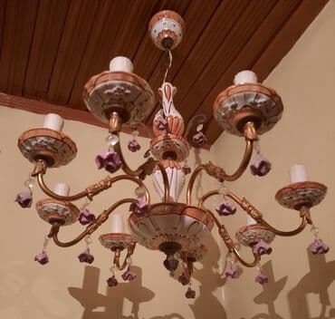 listur satisi: Çılçıraq, 9 lampa, Metal — 1