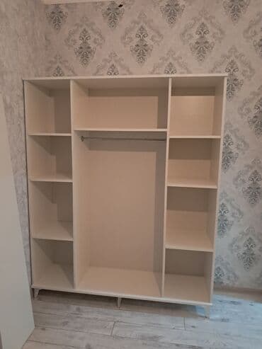 4 qapili dolab: Yeni, Açılan, 6 qapı Düz dolab, Qarderob, paltar dolabı, Azərbaycan — 3