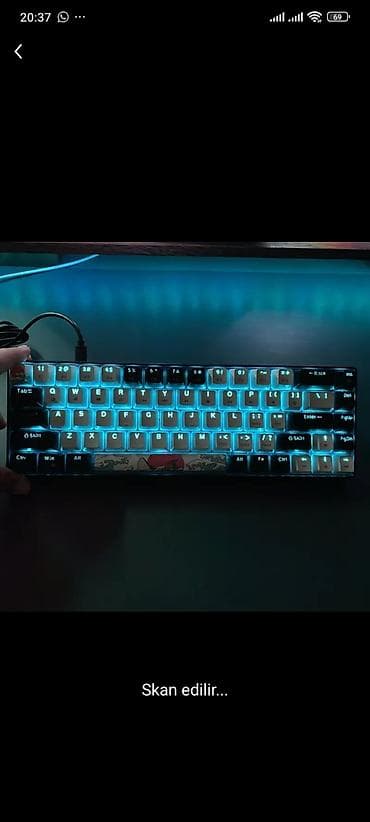 f1 23: Mekanik klaviatura – kompakt 60% layout - Rəngli RGB arxa işıqlanma — 5