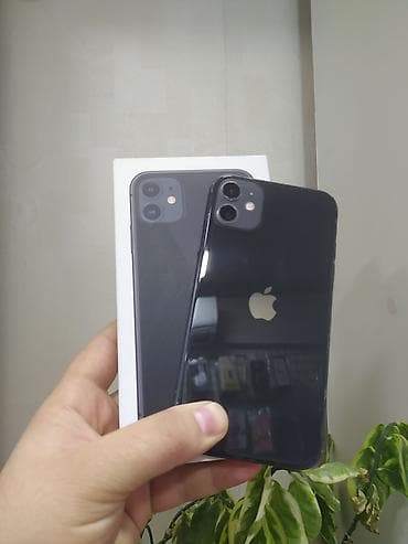 s21 ikinci el: IPhone 11, 64 GB, Qara, Face ID — 1