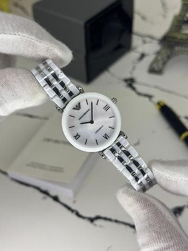 Новый, Наручные часы, Emporio Armani, цвет - Белый — 1