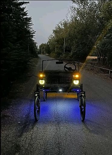 mini kran: Özəl yığılmış 4 təkərli pedal nəqliyyatı (pedalla idarə olunan — 1