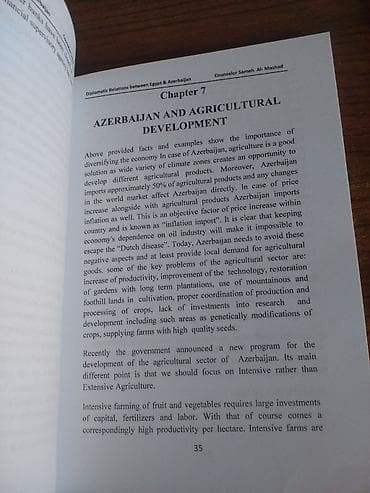 Məhsul: Kitab – “Diplomatic Relations between Egypt and Azerbaijan” — 3
