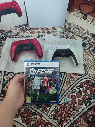 ağ qulaq: PlayStation 5 (PS5) konsol paketi Tərkib: - PlayStation 5 konsolu (ağ — 4