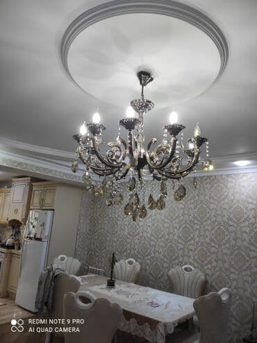 Çılçıraq, 8 lampa, Metal
