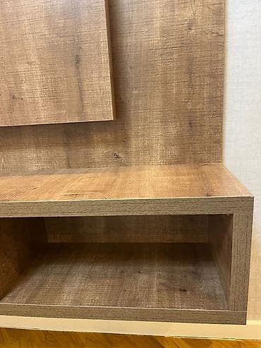 kitap refi: Düz TV altlığı, Polkalı, Laminat — 2