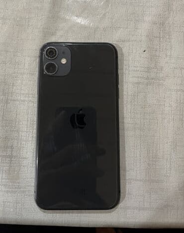 ipad 10 ikinci el: IPhone 11, 64 GB, Qara, Face ID — 1