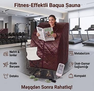 🌟 Orijinal Baqua Portativ İnfraqırmızı Sauna – Evinizdə Şəxsi Şəfa və — 1