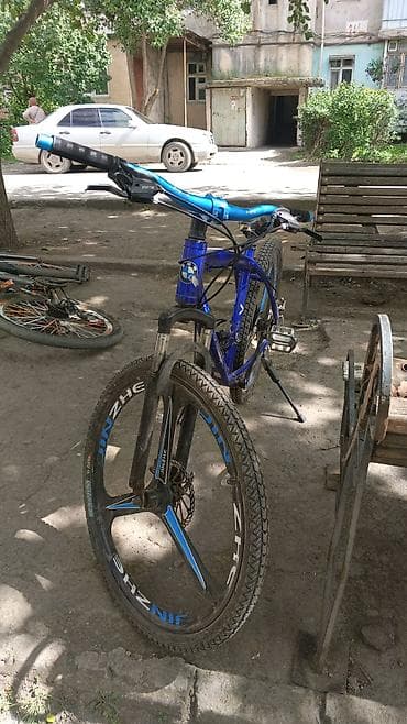 elektirikli velo: Endirdim olunacaq Dağ velosipedi – mavi rəng, yüngül alüminium tipli — 4