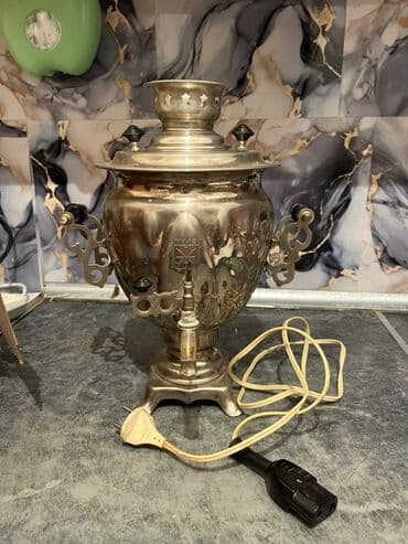 İşlənmiş Elektrik Samovar, 3 l, Ünvandan götürmə