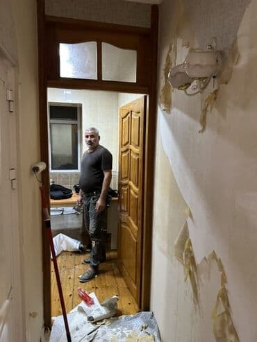 qapi modelleri: Taxta otaq qapıları – komplekt - Material: təbii ağac (şam/qoz rəngli — 1