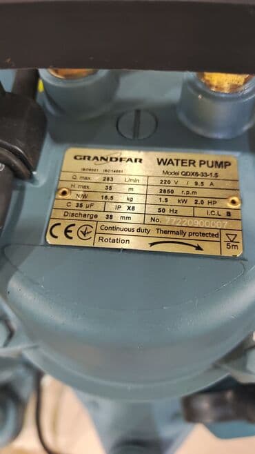 islenmis su matorlari: Nasos, Ev üçün (məişət), quraşdırılma Sualtı, Yeni — 8