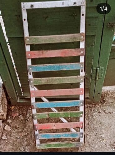 uşaq ucun oturacaq: Uşaq xizəyi sovet dövründə istehsal olunan - Material: metal karkas — 3