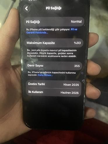 irşad iphone 11: IPhone 16 Pro, 256 GB, Qara, Simsiz şarj — 6