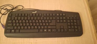 Адаптеры питания для ноутбуков: Genius marka, qara rəngli QWERTY klaviatura, multimedia funksiyaları — 2