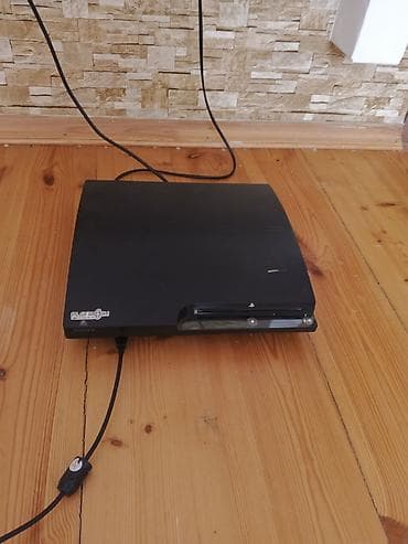 Sony PlayStation 3 (PS3) Slim oyun konsolu - Rəng: Qara - Korpus: PS3
