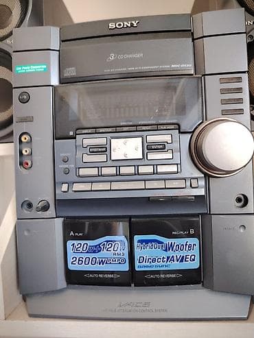 Минидиск-плееры: Sony MHC-DX30 mini Hi-Fi komponent sistemi Xüsusiyyətlər: - 3 CD — 2