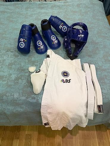 İdman dəsti, rəng - Ağ