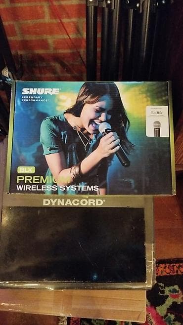 Shure BLX Premium Wireless Systems – SM58 mikrofonlu simsiz mikrofon